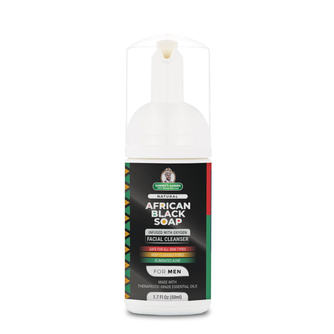 African Black Soap Foaming Facial Cleanser | H2O2