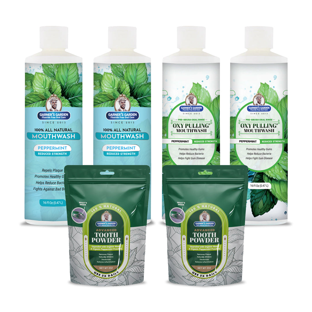 2 Pack Oral Care Package | Trio | H2O2 | Fluoride Free