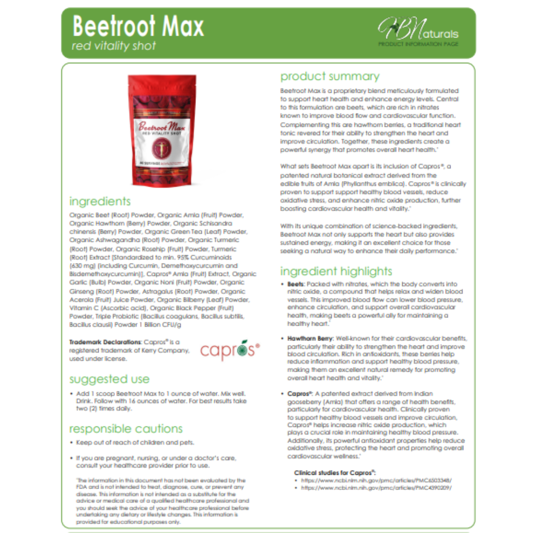 Beet the Odds Cardio Pack for Heart Health