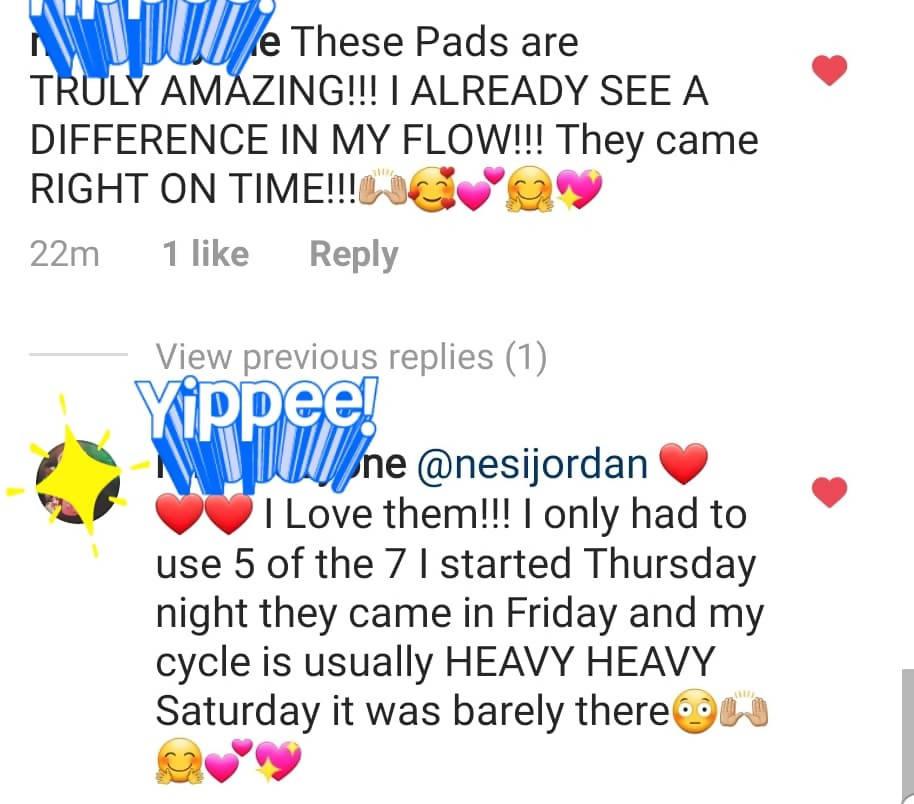 Heavy Flow (8 Per Pack) - Reign Pads - BlackOwned365