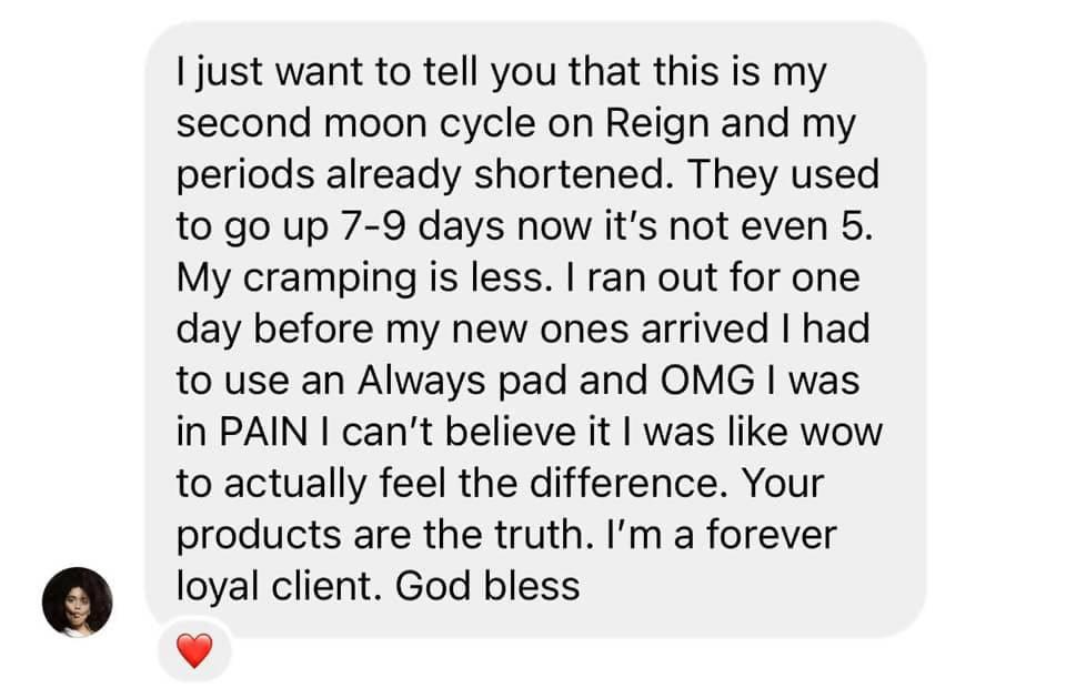 Heavy Flow (8 Per Pack) - Reign Pads - BlackOwned365