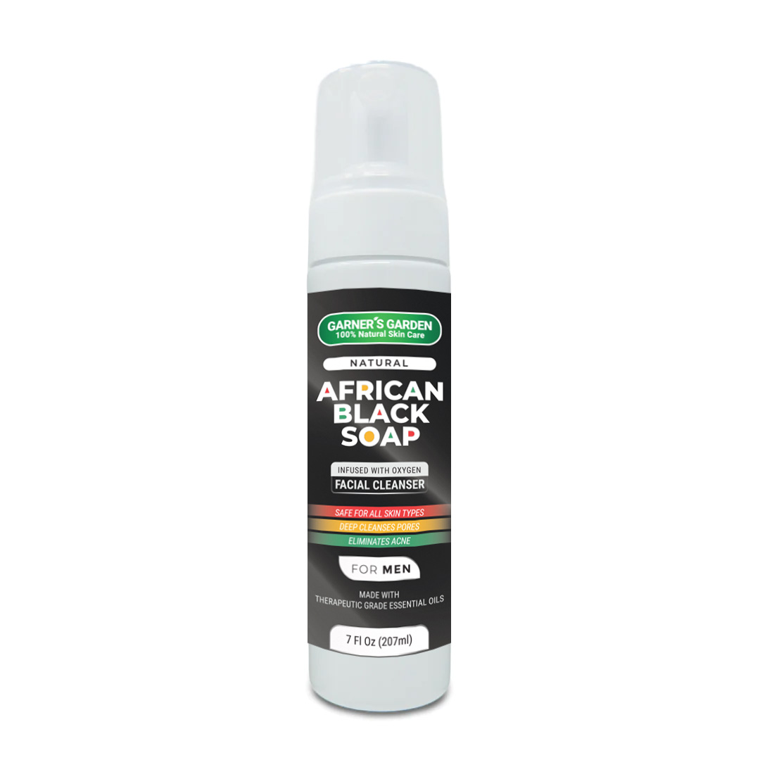African Black Soap Facial Cleanser | Men's | H2O2
