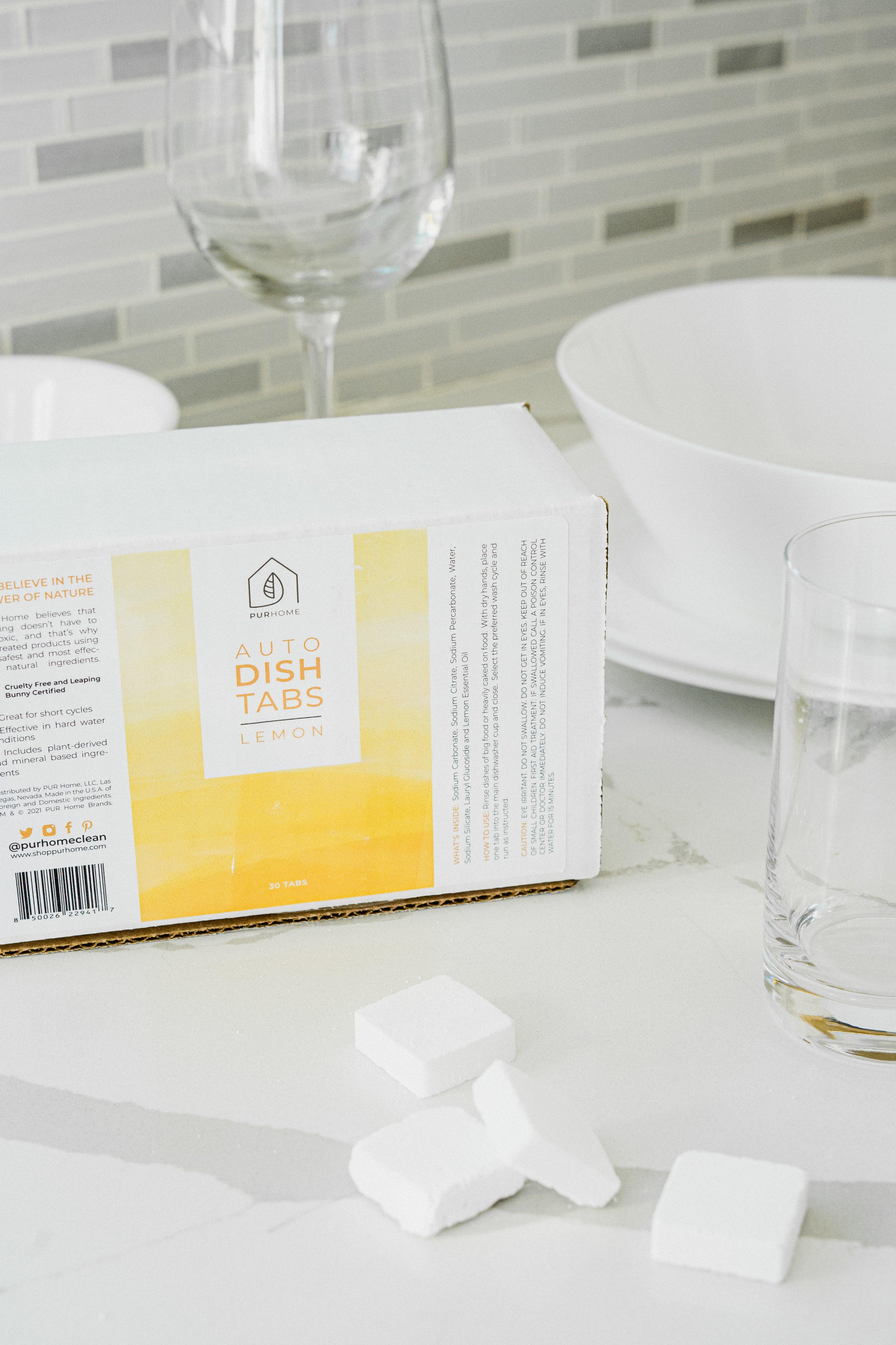 PURHome Dishwasher Machine Tablets - (30 Tablets in 1 Package) - BlackOwned365