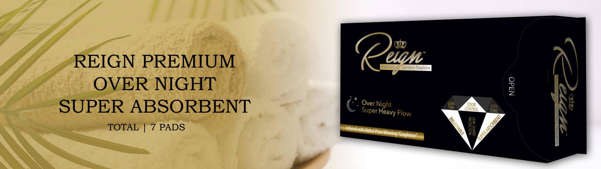 Super Heavy Flow (7 Per Pack) - Reign Pads - BlackOwned365