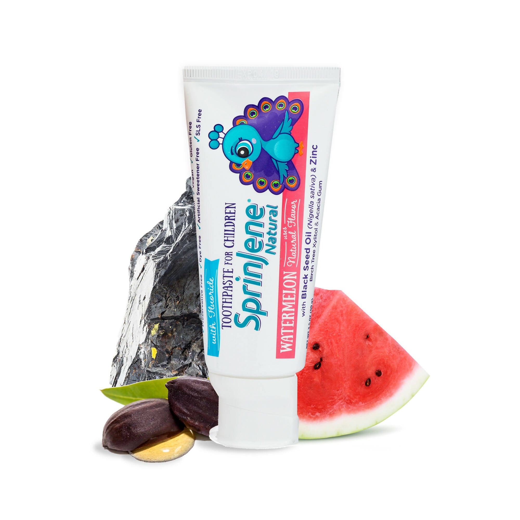 SprinJene Natural® Children Toothpaste (Bundle of 3 Flavors)