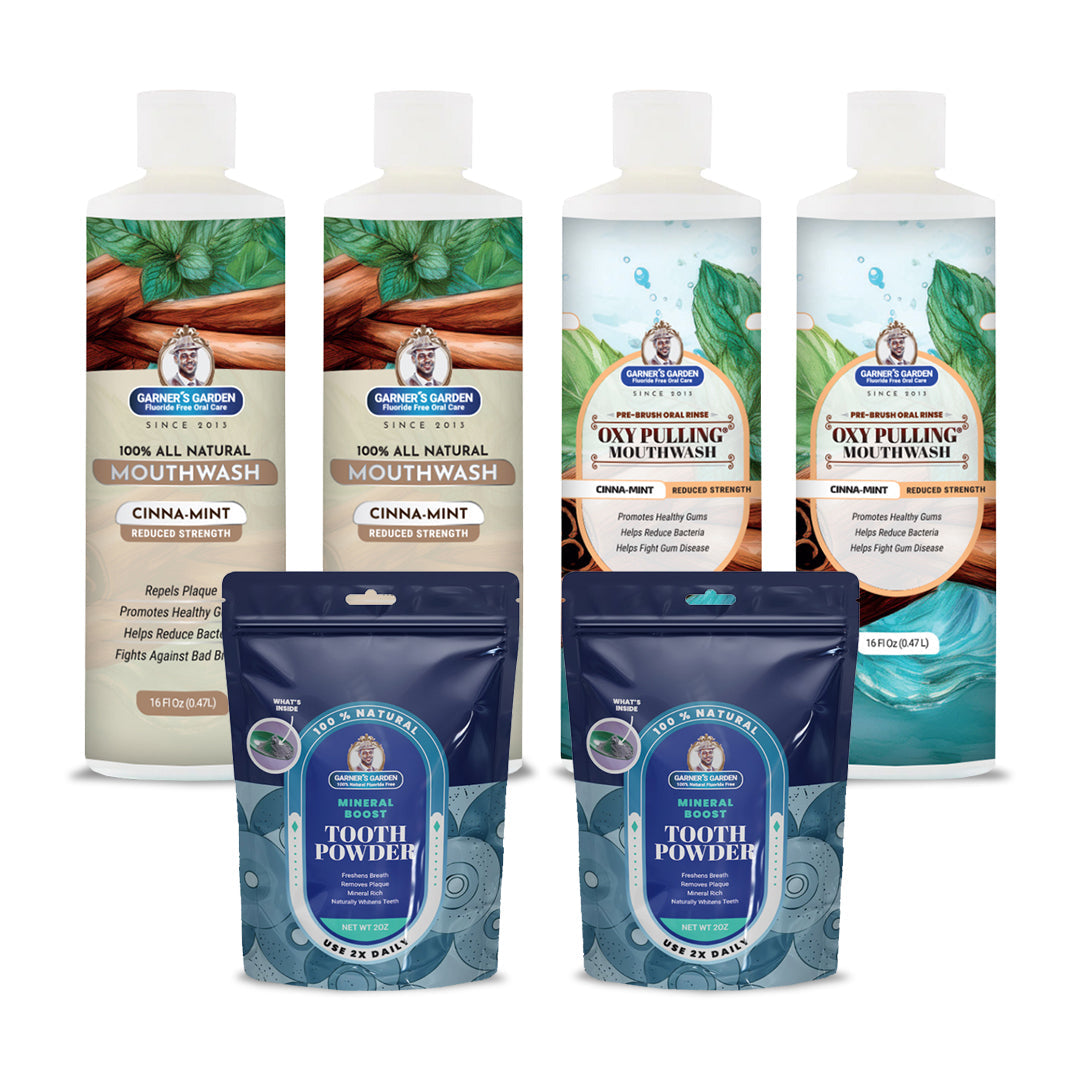 2 Pack Oral Care Package | Trio | H2O2 | Fluoride Free