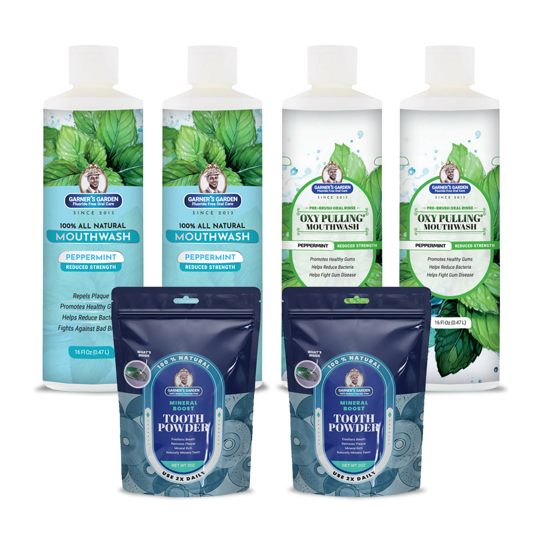 2 Pack Oral Care Package | Trio | H2O2 | Fluoride Free