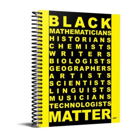 College Ruled 1 Subject Flexible Paperboard Cover Spiral Notebook - Nik Nax (Black Professionals) - BlackOwned365